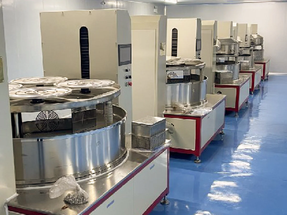 Polishing equipment for cover glass process support